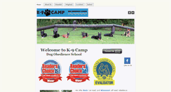 Desktop Screenshot of k9camptraining.com